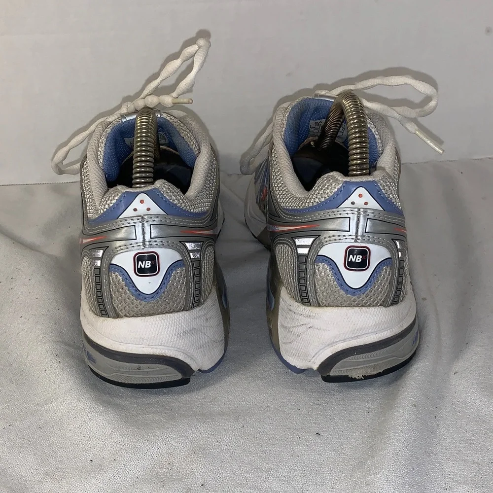 New Balance Women’s NLock 850 Silver/Blue/Orange Sneakers